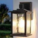 Oil-Rubbed Bronze Outdoor Light Fixture, 12'' Outside Lantern Wall Mount, Hardwired Exterior Sconce Lights for Porch, Front Door, Garage, Waterproof Die-Casting Aluminum, Bulb Not Included