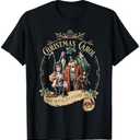 Vintage Funny Christmas Carol God Bless Us Every One Bookish T-Shirt XL