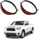 Roof Trim Molding Drip Molding Weatherstrip Compatible with Toyota Tundra Double Cab 2007 2008 2009 2010 2011 2012 2013 2014 2015 2016 2017 2018 2019 2020 75551-0C050 75552-0C050 (Not Fit Crewmax)