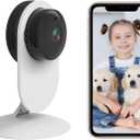 Smart Camera DIY, 1080p HD Surveillance with 2-Way Communication, Motion Detection and Night Vision, No Monthly Bill, Compatible with Alexa and Google, for Elderly, Babies, Pets