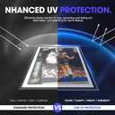 2 x WVM 800 Count Card Sleeves for Trading Cards, Soft Penny Card Sleeves Clear Plastic Card Protectors for Baseball Football Sports and Game Cards (Cards Not Included)