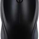 Logitech M317 Wireless Mouse, 2.4 GHz with USB Receiver, 1000 DPI Optical Tracking, 12 Month Battery, Compatible with PC, Mac, Laptop, Chromebook - Black