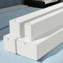 DEEPSHARK Mattress Gap Filler, Bed Gap Filler for King, Mattress Gap Filler Bed Mattress Extension Filler for Headboard Seams, Bed Space Space Cracks White(78"×8"×8", King)