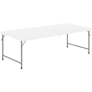 Flash Furniture 60x30 Kids Bi-Fold Folding Table, Granite White, 30"W x 60"L x 18.75"H