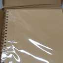 potricher 10 x 10 Inch DIY Scrapbook Album 40 Pages Hardcover Kraft Paper Scrap Book Photo Albums Memory Book for Wedding and Anniversary Family (Yellow, 10 Inch)