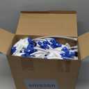 Hushee 48 Pack 28-400 Replacement Trigger Spray Nozzles Only, Heavy Duty Bottle Sprayer for Industrial Home Use, Fit for 32 oz, 16 oz, 8 oz Plastic and Glass Bottles (Blue)