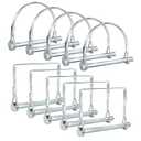 Pack of 7 Trailer Pin 2-3/4" x 1/4" (L x W) Featuring PTO Pins, Lock Pins, Trailer Hitch Pins, and Shaft Locking Coupler Pins for Farm Trailers, Towing, Lawn Equipment and Hitches