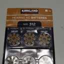 Kirkland Signature 1.45 Volt Mercury Free Premium Quality Hearing Aid Batteries, 312 (48-Pack)