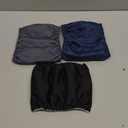 Wegreeco Washable Male Dog Belly Band  Pack of 3  Washable Male Dog Belly Wrap, Small Doggie Dog Diapers Male for Doggy Puppy (Black, Charcoal, Navy, Small)