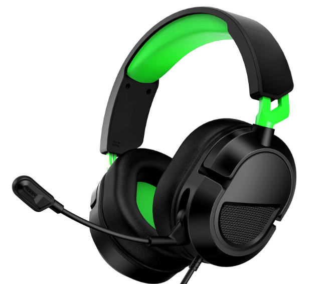 Gaming Headset for PS5、PS5Pro、PS4、Xbox Series X、Xbox Series S/One、PC 207g Headset with Clear Mic for Work   Wired Gaming Headphones with Mic、3.5mm Splitter、79in Cable.Gamer Gifts