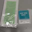 160 Pcs Eyebrow Wax Strips - Waxing Strips, Waxing Kit for Eyebrow Shaper and Upper Lip Cheek Face Hair Removal, Traveling and At Home Use, Contains 6 Pcs Post Wax Wipes, Long-lasting Smoothness