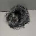 Faux Fur Headband for Women Elastic Fuzzy Thick Earmuffs Winter Headwrap Ear Muffs Furry Ear Warmers Cold Weather (Grey)