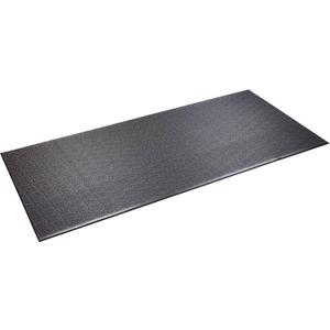 SuperMats Heavy Duty Equipment Mat 11GS Made in U.S.A. for Large Treadmills Ellipticals Rowers Rowing Machines Recumbent Bikes and Exercise Equipment (3-Feet x 6.5-Feet) (36 in x 78 in) (91.44 cm x 198.12 cm) , Black
