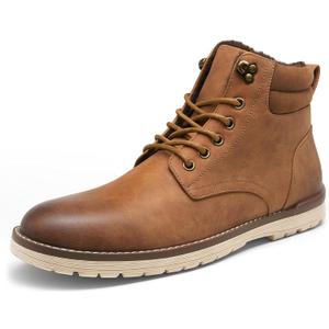 Vostey Men's Hiking Boots Waterproof Casual Chukka Boots for Men (10.5, Bmy670b-brown Cotton)