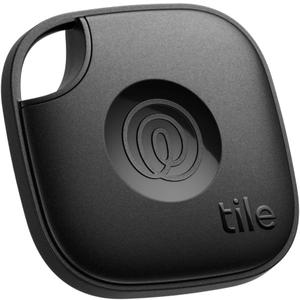 Tile by Life360 Mate Bluetooth Tracker, Keys Finder and Item Locator for Keys, Bags and More. Phone Finder. Both iOS and Android Compatible. 1-Pack (Black)