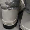 HOBIBEAR Girls Winter Snow Boots (9, Off-white)