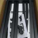 Narrow Console Table, 29.5" Small Entryway Table, Thin Hallway Tables, Slim Sofa Side Tables for Hallway, Living Room, Bedroom, Foyer, Marbleized Grey