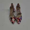 DREAM PAIRS Kitten Heel Low Heel for Women Closed Pointed Toe Pumps Wedding Party Sexy Dress Shoes Lowpointed (10, Floral)