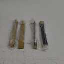 Shower Door Hooks (4 Pcs), 304 Stainless Steel, 7.5x1.18in, Gold, Frameless Glass Door Towel Storage, Lightweight, Heavy Duty, Rust Resistant, Removable, Non Slip