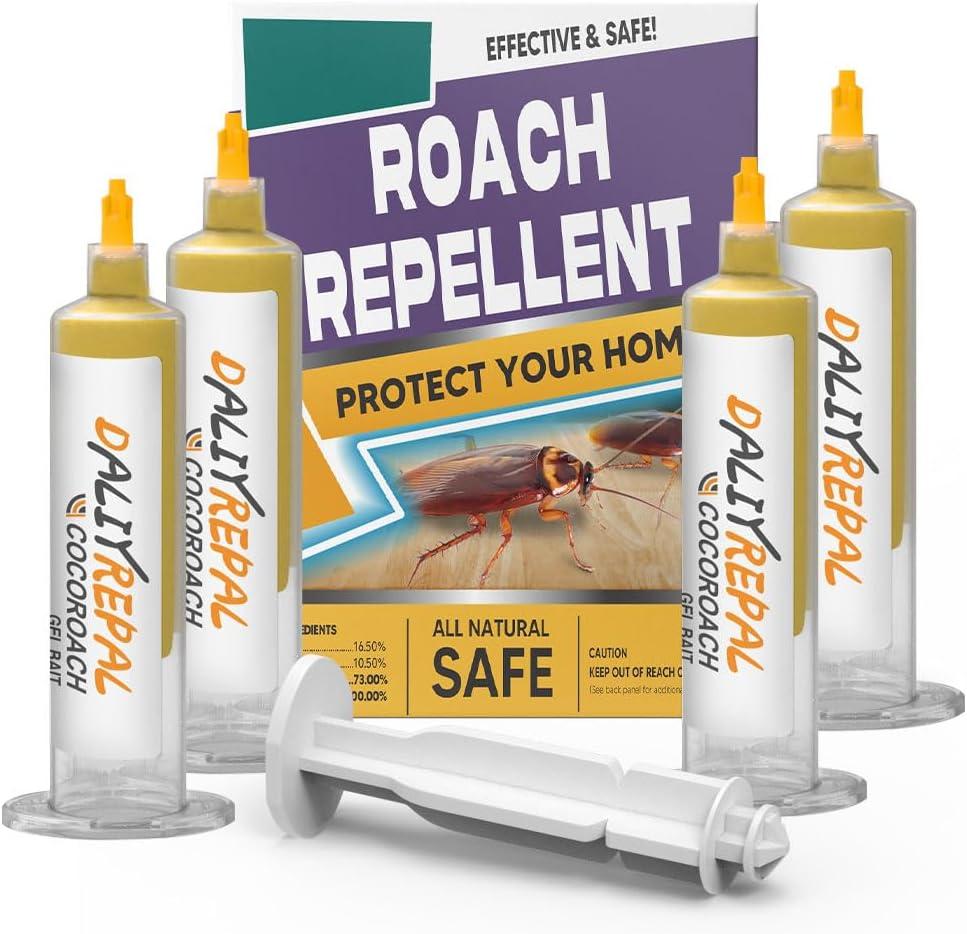 Cockroach Repellent,Natural Roach Repellent, Roach Repellent for Home,Car,Pet and People Safe,Simple to Use -4 Pack