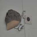 Miss U Hair Old Man Wig and Mustache Eyebrows Funny Wigs Short Grey Bald Cap With Hair On Sides Balding Grandpa Wig