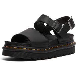 Dr. Martens Women's Voss Hydro Fisherman Sandal, 5.5 UK Men/ 6 UK Women (Black Hydro Leather)