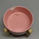 Petygooing PinkElevated/Raised Ceramic Dog Bowl for Small Breeds, Dog Food Water Dish with Stand,Pet Feeding Bowl with Anti Slip Rubber for Cats and Small Dogs Puppy 13.5 OZ (5.1In / 1.7 Cups)