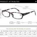 Kerecsen Reading Glasses 5 Pairs Fashion Ladies Readers Spring Hinge with Pattern Print Eyeglasses for Women (Mix Color -2, 1.75)
