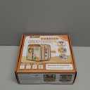 Montessori Busy Book for Toddlers 1-3, Felt Quiet Book & Busy Board for Preschool Learning, Fine Motor Skills, Sensory Play, Educational Travel Toy & Gift  Pretend Play for Girls, Brown