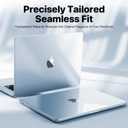 Macaset for MacBook Air 15 inch Case | M5 M4 M3 M2 2026-2023 | 100% Crystal Clear | 1mm Ultra-Thin Armor | Protective Hard Shell Cover | Laptop A3448 A3241 A3114 A2941