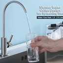 ESOW Kitchen Water Filter Faucet, 100% Lead-Free Drinking Water Faucet Fits Most Reverse Osmosis Units or Water Filtration System in Non-Air Gap, Stainless Steel 304 Body Brushed Nickel Finish