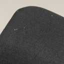 AAAAAcessories D-Shaped Chair Cushions, 2" Thick Dining Chair Pads with Ties and Removable, Machine-Washable Cover, 17" x 16", Black