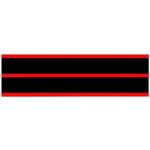 GALOFAY Self Adhesive Door Kick Plate 34 inches Acrylic Decorative Plates Pets Scratches Protector for Stick On 36 inches Doors, 1/10 inch Thickness 6"x 34" Black