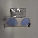 SOJOS Retro Aviator Polarized Double Bridge Sunglasses for Men Women Mirrored Lens SJ1051 (A10 Gold/Dusty Blue Mirrored)