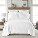 LEVTEX HOME Queen size duvet cover ( White )