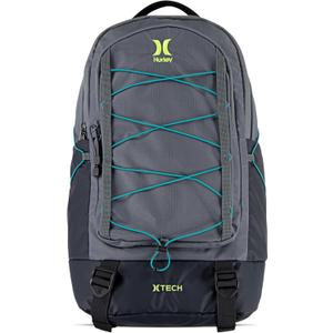 Hurley Men's Commuter Travel Backpack, Stone Grey, One Size