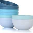 Homestockplus Cereal Bowls 24 OZ Microwave and Dishwasher Safe Bowl BPA-Free Eco-Friendly Bowl Sets Mixed Color for Cereal, Salad, Soup, Rice[Set of 8]