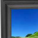 Mxtallup 11x25 Picture Frame Real Wood Panoramic frame 11x25 Poster Frame Photo Frames for Family Photos Black including Hanging Hardware for Wall (T23B1125)