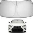 Proadsy 2025 Upgrade Windshield Sun Shade Custom Fit Lxus ES 2019-2024 2025 4-Layer Foldable Front Sunshade Protector Sun Visor Blocks UV Rays Keep Car Cooler
