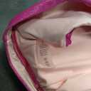 Pink Glitter 2-Piece Swimsuit for Women, Size Large – Metallic Nylon & Spandex Bikini Set