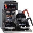 Bunn 12950.0212 CWTF15-3 Automatic Commercial Coffee Brewer with 3 Lower Warmers (120V)