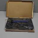 Desktop Document Holder Stand with 7 Adjustable Positions, Black Metal File Organizer Management Copyholder for Typing Speech Reading A4 Letter Music Book Tablet Office, with Paper Clip and Line Guide