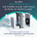 Alen 25i HEPA Air Purifier, Ultimate Filter, Covers 800 Sq Ft
For Odors, Mold, Smoke, Dust, Allergens, Viruses, Dander, Pet Fur with True HEPA filter. App to Control & Data