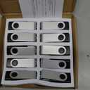 Aiibe 10 Pack 8GB USB Flash Drive Flash Drives USB 2.0 Thumb Drive Memory Stick Zip Drives Bulk (8GB, 10 Pack, Black)