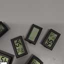 6-Pack Mini Hygrometer Indoor Humidity Meter, Mini Digital Thermometer Humidity Gauge Meter, Indoor Thermometer Hygrometer Monitor Fahrenheit () for Reptile Thermostat, Jars Reptile, Fridge