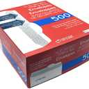 Top Flight PSTF10NWT #10 Envelopes, Strip & Seal, Security Tinted, White Paper, 24 lb, 500 Count