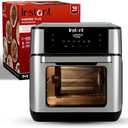Instant 140-3000-01 Vortex Plus Quart 7-in-1 Multi-Use Air Fryer, 10QT, Silver, Black