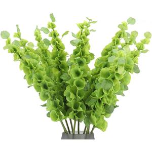 Simulated Shell Leaf Artificial Flower Bell Grass Flower Bells of Ireland Arrangement Home Office Arrangements Indoor Outdoor Decoration