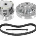 Primary & Secondary Clutches & Drive Belt Compatible with Polaris Ranger 570 EFI 2014-2017, Ranger Crew 570 EFI 2014 2018-2019, Ranger 500 2017-2021# 1323255, 1323013, 1323119, 1323432