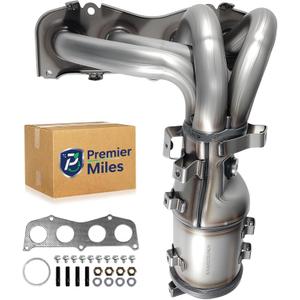 PREMIER MILES Catalytic Converter Compatible with Toyota Camry 2.4L 2007 2008 2009 (For Gasoline Engine Only)(Not for Hybrid)(Front)(EPA Compliant）